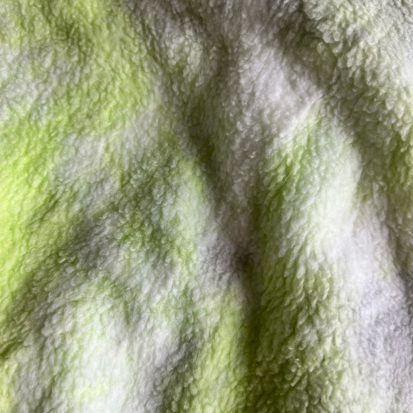 Free People Soft, Oversized, Reversible Sweatshirt in Citron and Gray - Picture 5 of 6